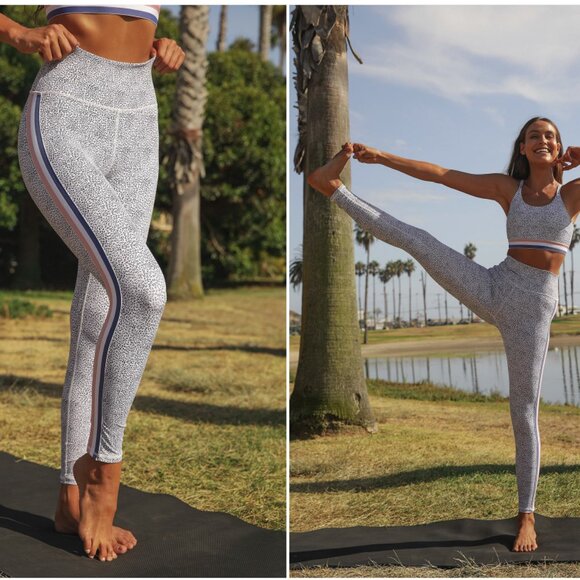 Allfenix kyla white leopard print high impact leggings - Picture 1 of 8